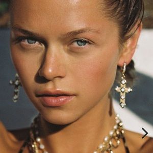 Vanessa Mooney The Angel Cross Earrings